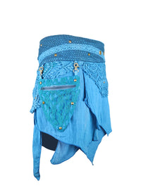 Lace Pocket Festival Mini Skirt