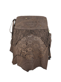 Lace Pocket Festival Mini Skirt