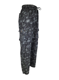 Mushroom Print Pants