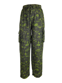 Mushroom Print Pants