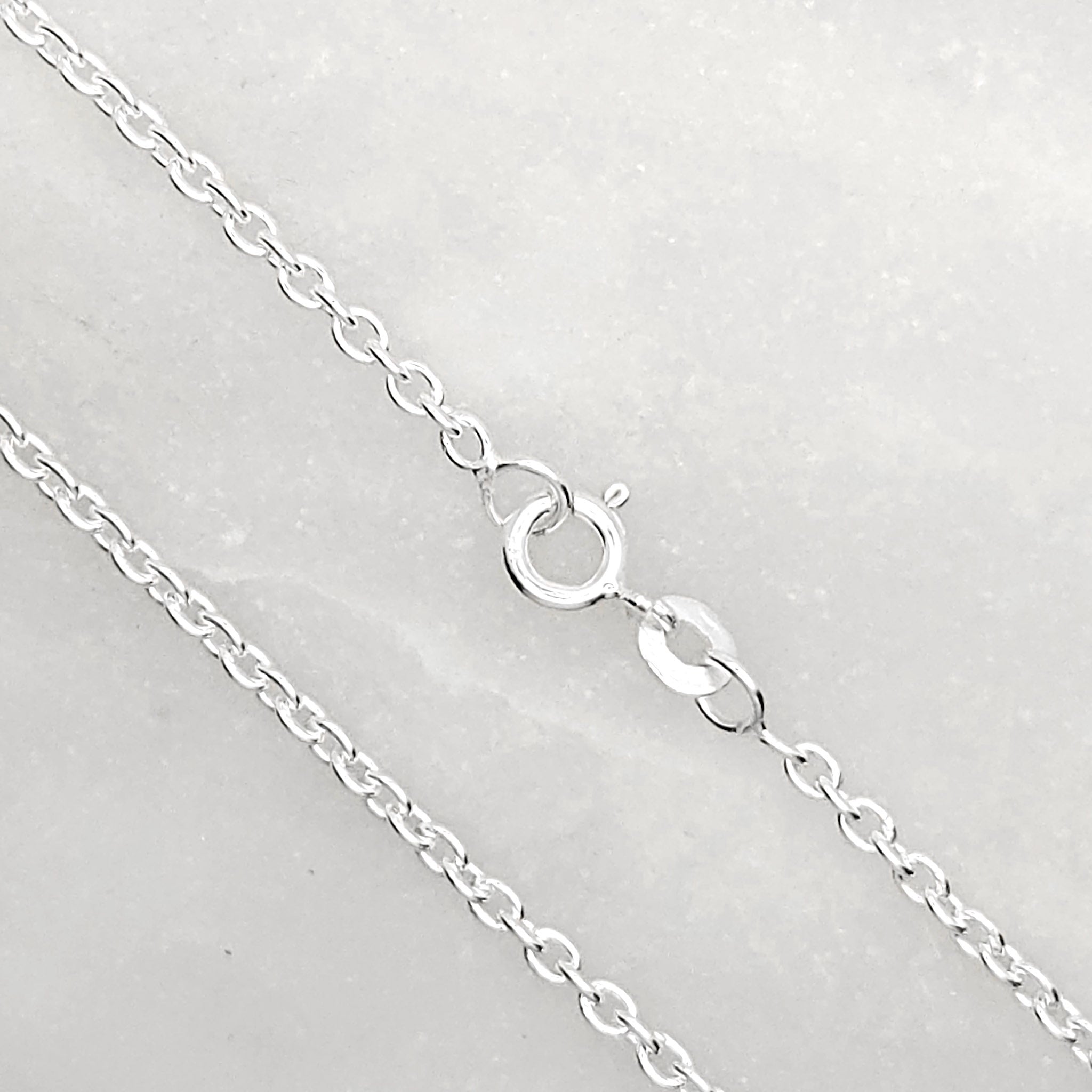Sterling Silver 2.4mm Cable Link Chain