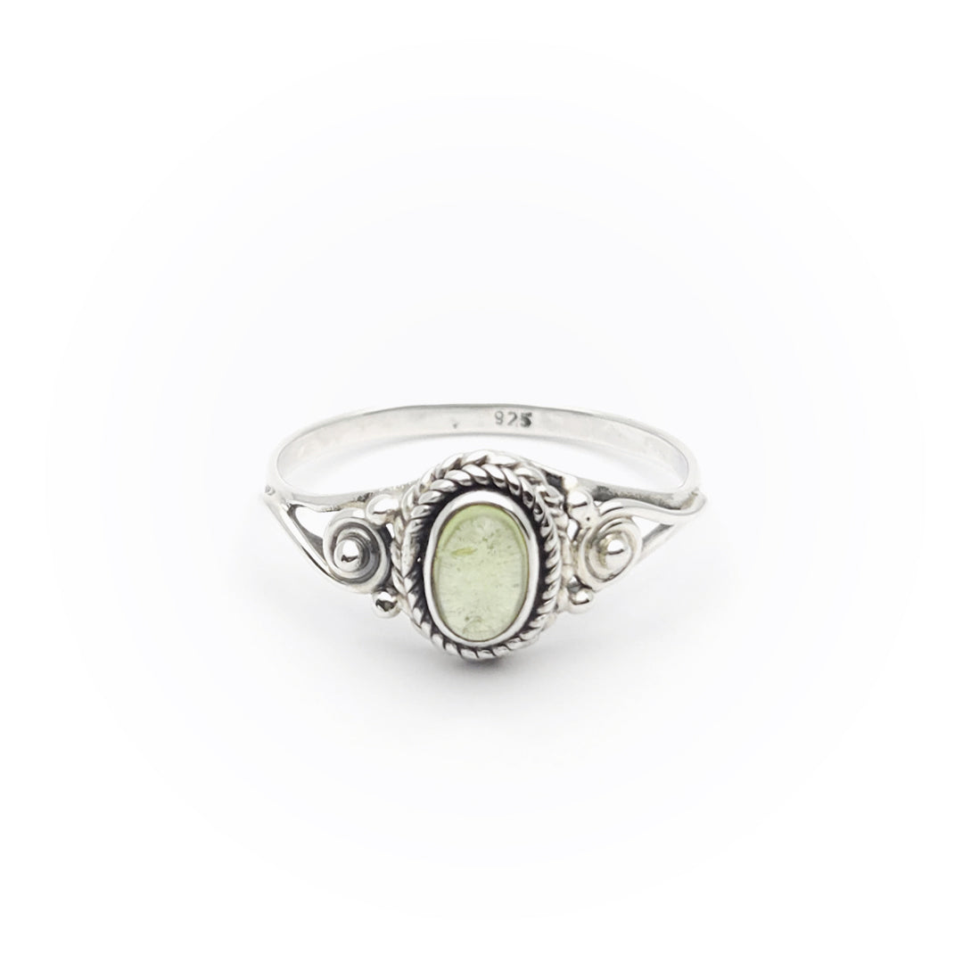 Sterling Silver Avery Peridot Ring