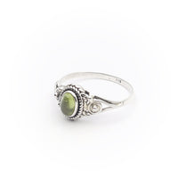 Sterling Silver Avery Peridot Ring