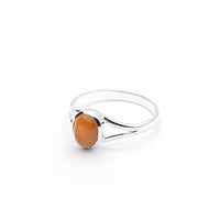 Sterling Silver Faye Carnelian Ring