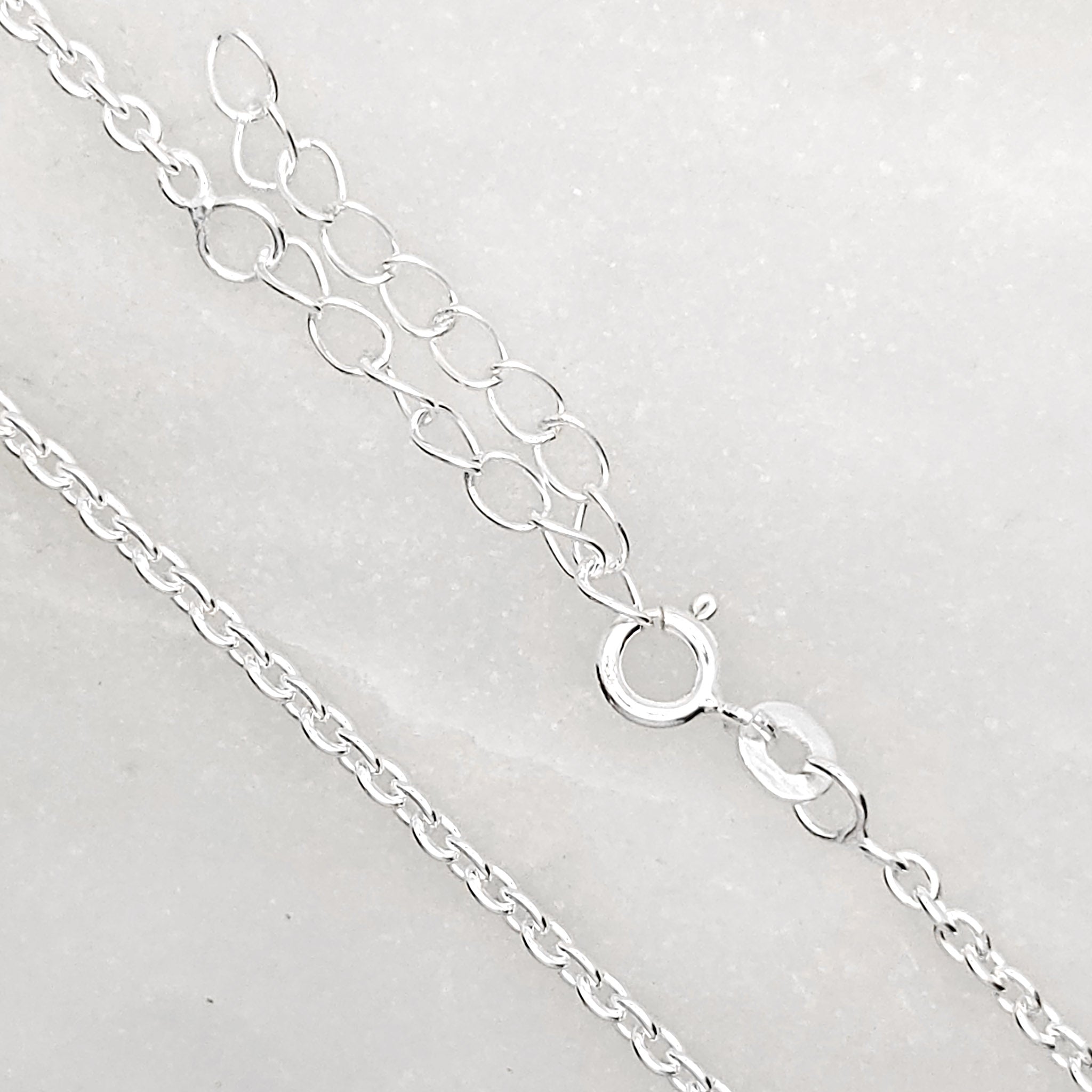 Sterling Silver 2.4mm Cable Link Chain