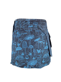 Wonderland Snap Button Mini Skirt