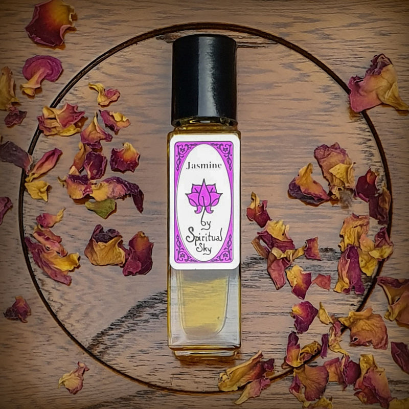 close up of spiritual sky perfume - jasmine