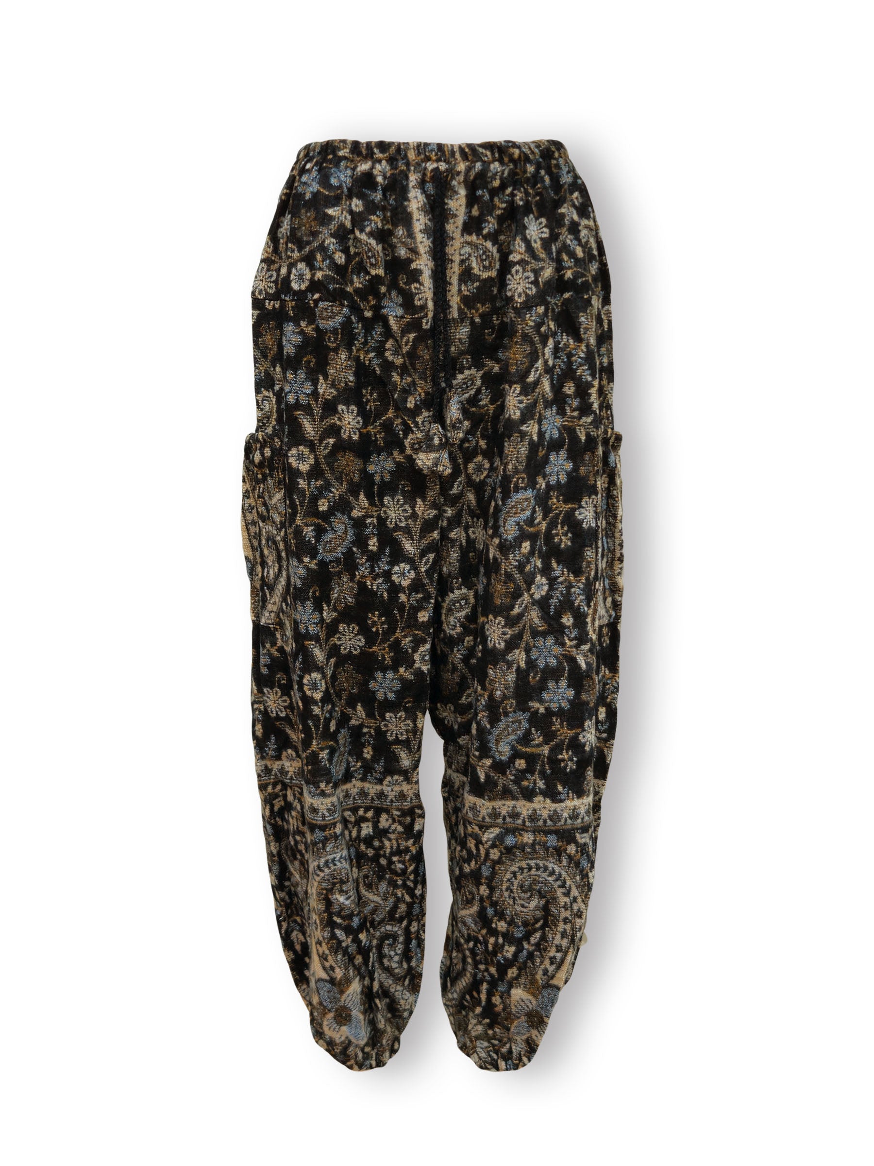 Acrylic Harem Pants - Fine Floral Print