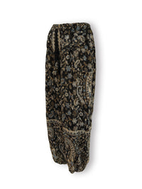 Acrylic Harem Pants - Fine Floral Print