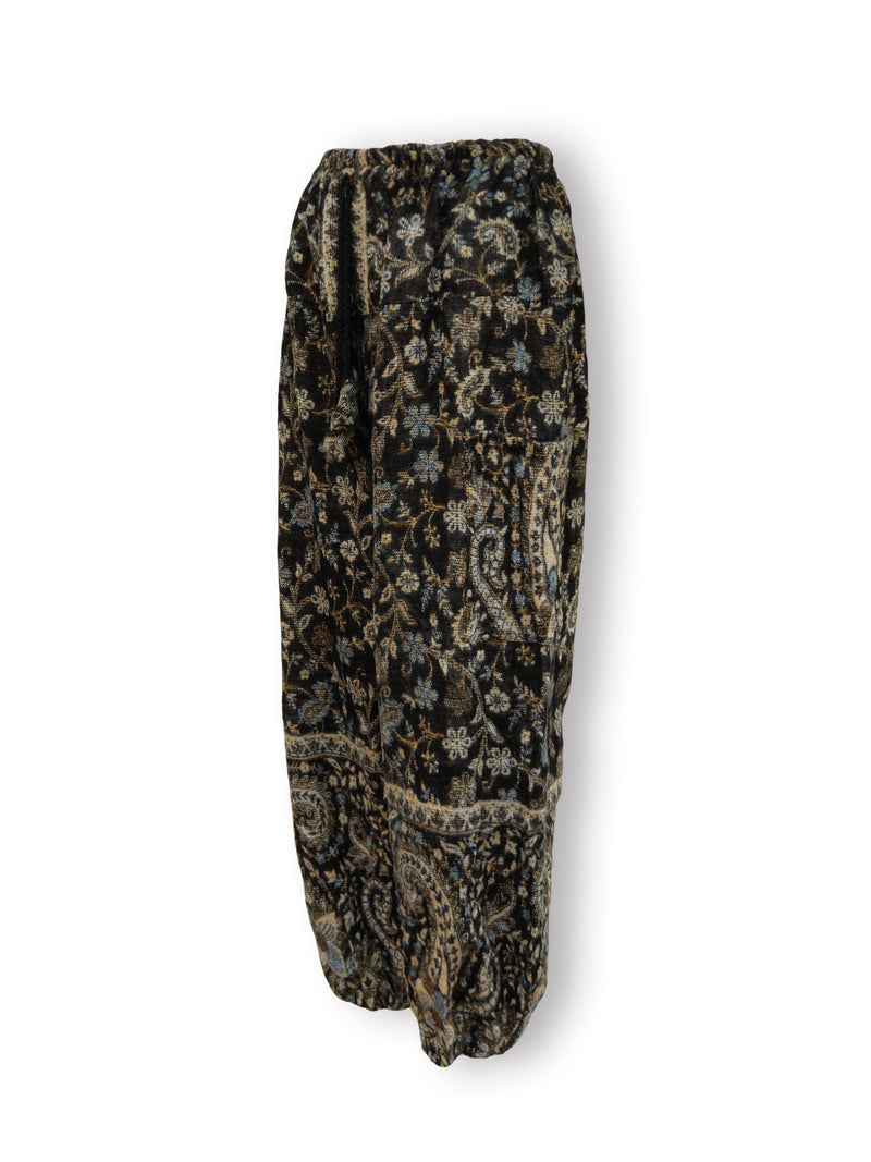 Acrylic Harem Pants - Fine Floral Print