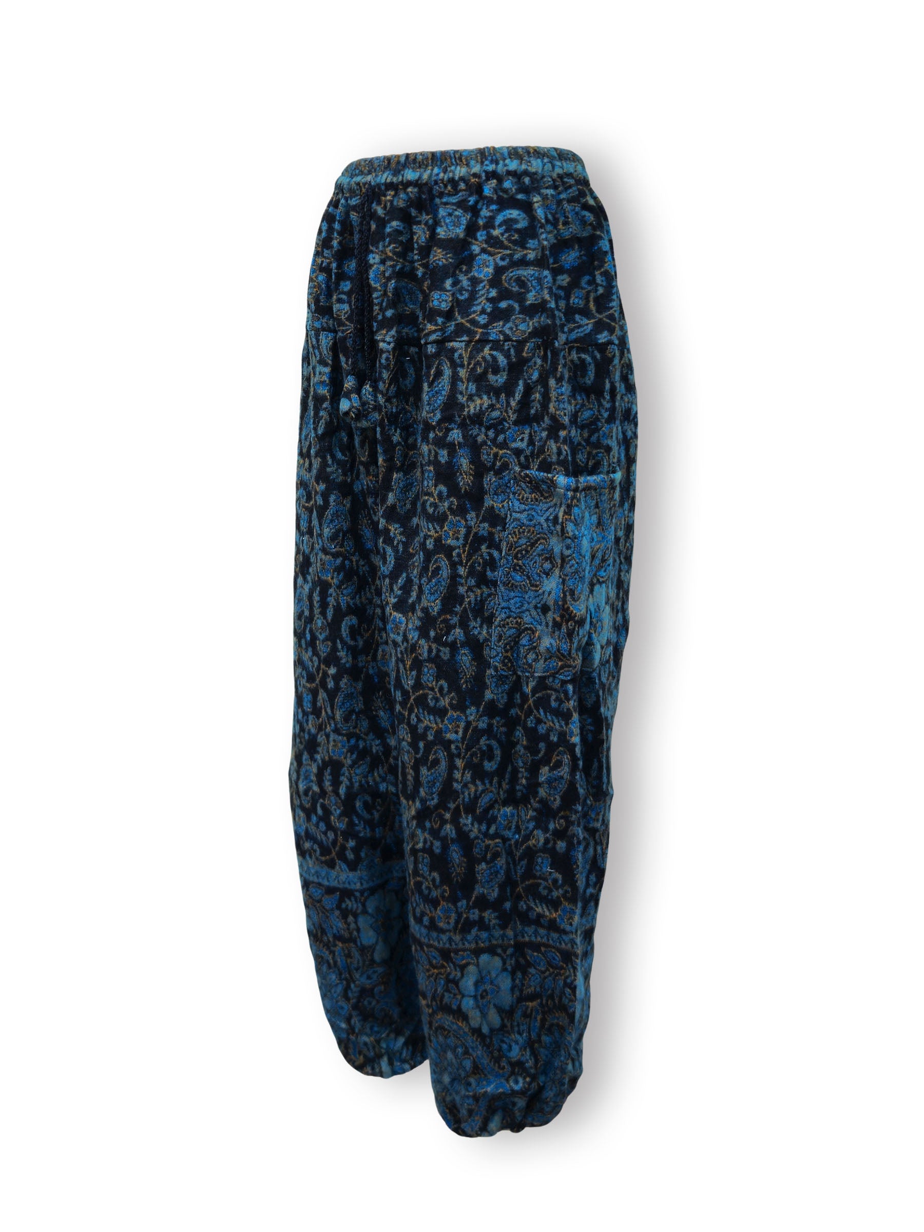 Acrylic Harem Pants - Fine Floral Print