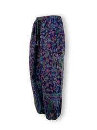 Acrylic Harem Pants - Fine Floral Print