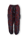 Acrylic Harem Pants - Fine Floral Print