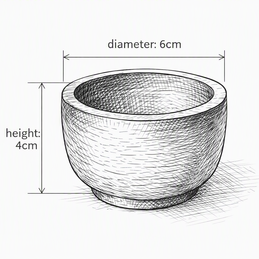 Mini Coconut Wood Bowl