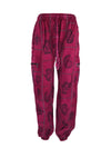 Cotton Patch Harem Pants with Block Print