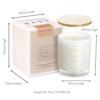 Byron Bay Candles - Large 50 Hour Scented Pure Soy - Exotic Amber