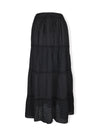 Julieta Floral Cut-Out Maxi Skirt
