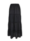 Julieta Floral Cut-Out Maxi Skirt