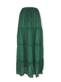 Julieta Floral Cut-Out Maxi Skirt