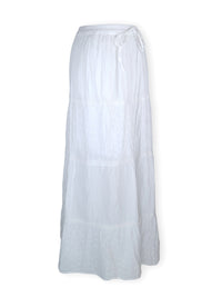 Julieta Floral Cut-Out Maxi Skirt