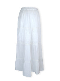 Julieta Floral Cut-Out Maxi Skirt