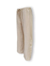 Madeline Semi Wide Leg Cotton Elastic Waist Pants