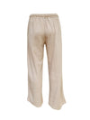 Madeline Semi Wide Leg Cotton Elastic Waist Pants