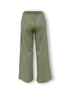 Madeline Semi Wide Leg Cotton Elastic Waist Pants