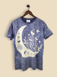 Magic Mirror Mushroom on Moon T-Shirt