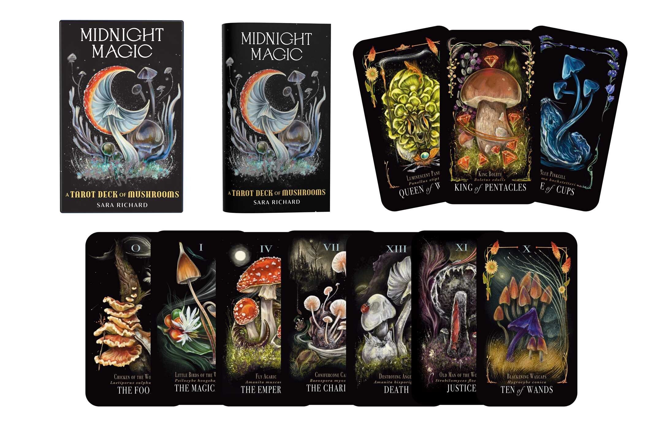 Midnight Magic - A Tarot Deck of Mushrooms