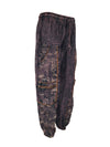 Mushroom Print Harem Pants with Zip Pockets