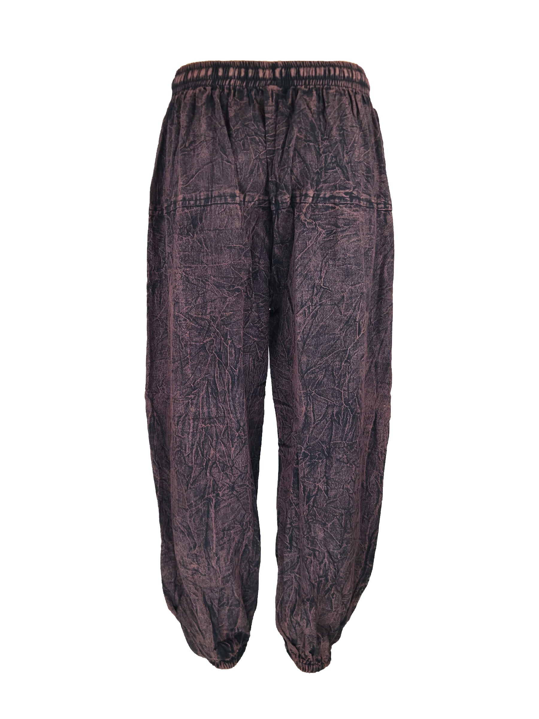 Mushroom Print Harem Pants with Zip Pockets