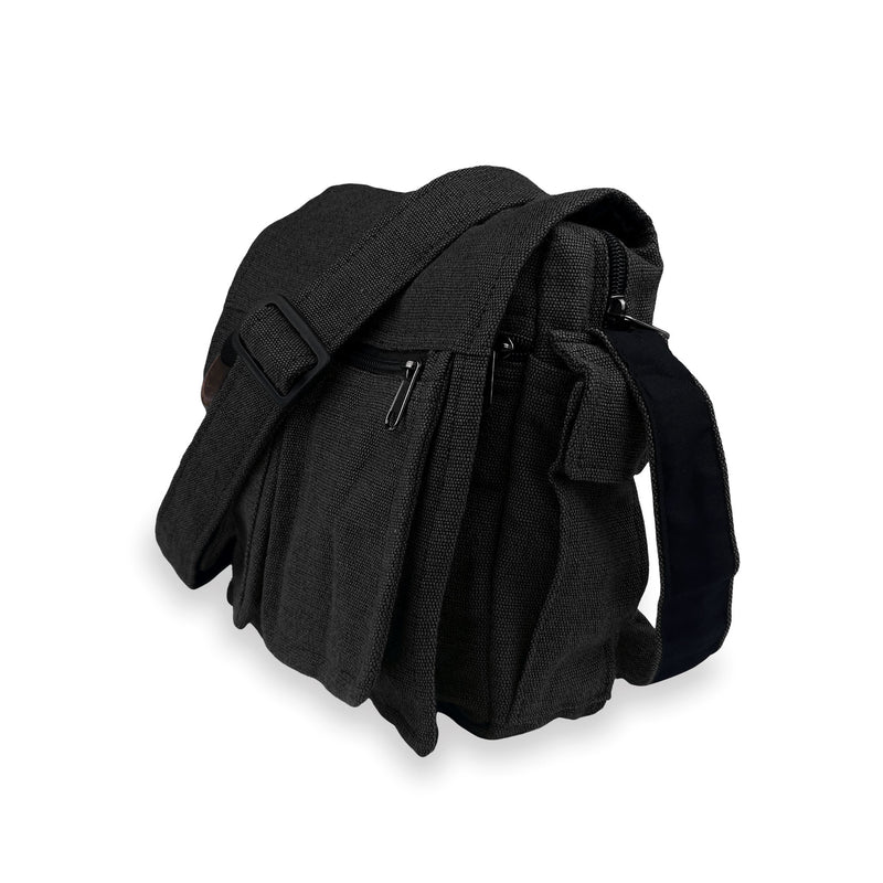 Shoulder Bag with Wooden Ring