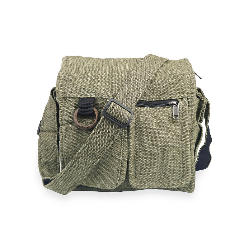Shoulder Bag with Wooden Ring
