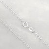 Sterling Silver 2.4mm Cable Link Chain