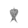 Sterling Silver Angel Wings Pendant - Large