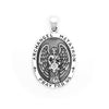 Sterling Silver Archangel Metatron Oval Pendant
