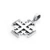 Sterling Silver Jerusalem Cross Pendant
