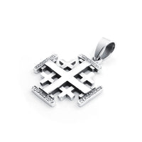 Sterling Silver Jerusalem Cross Pendant