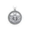 Sterling Silver Wicca Triple Moon Goddess Pendant