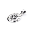 Sterling Silver Egyptian Eye Of Ra With Symbols Pendants