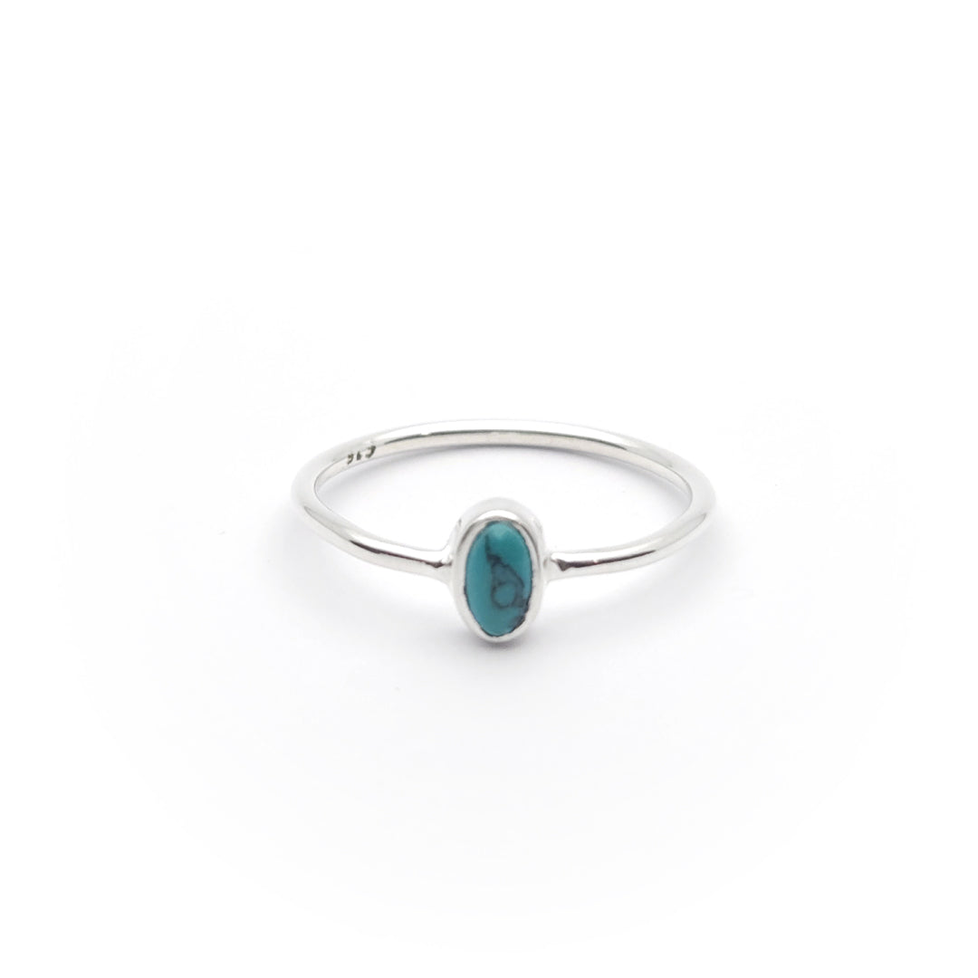 Sterling Silver Elle Turquoise Ring