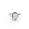 Sterling Silver Luna Rose Quartz Ring