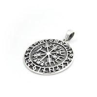 Sterling Silver Norse Compass Pendant