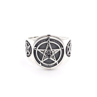 Sterling Silver Pentacle Ring