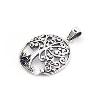 Sterling Silver Spiral Tree of Life Pendant