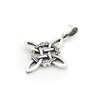 Sterling Silver Witches Knot Pendant