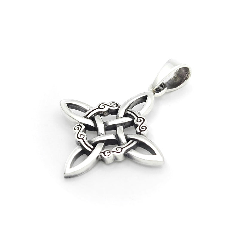 Sterling Silver Witches Knot Pendant