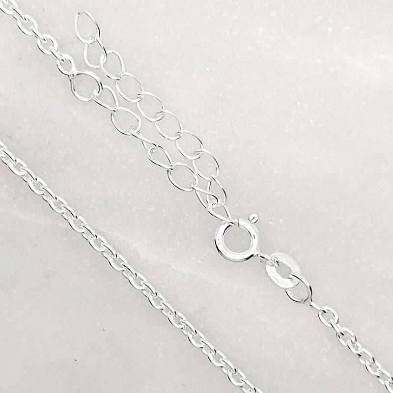 Sterling Silver 2.4mm Cable Link Chain