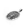 Sterling Silver Archangel Metatron Oval Pendant